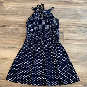 Polka dot work dress